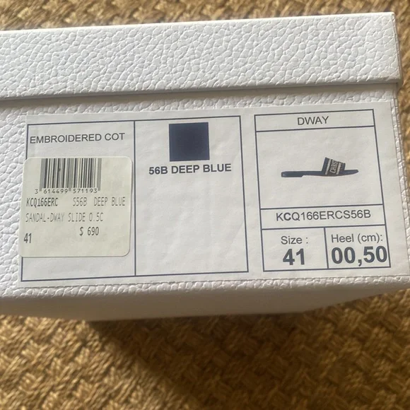 SOLD!!!!! Authentic Christian Dior DWAY Slides - Picture 6 of 7